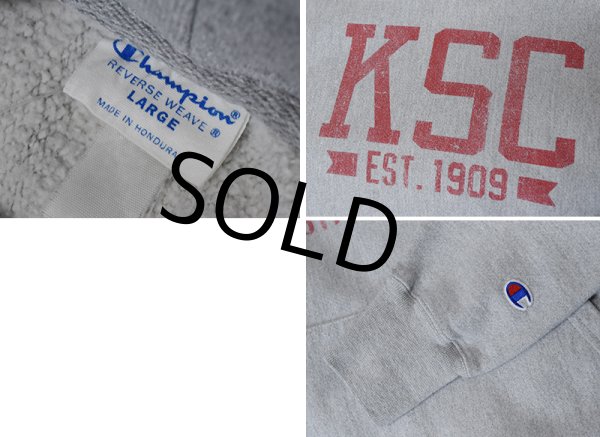 画像2: 【チャンピオン】【Champion】【KSC】【染み込みプリント】【リバースウィーブパーカー】【サイズL】  (2)