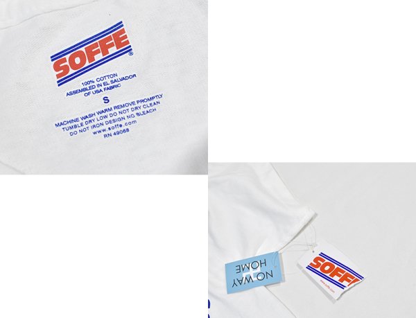 画像2: 【デッドストック】ビンテージ【SOFFE】ソフィー 【白】【THUNDERBIRDS NELLIS 】サンダーバーズ【Tシャツ】サイズS  (2)