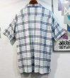 画像3: ビンテージ【パタゴニア】patagonia 白ｘ水色ｘグレーｘ紫 チェック オーガニックコットン 半袖シャツ【サイズＸL】  (3)