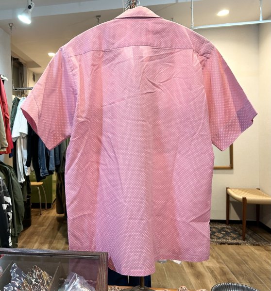 画像3: 程度良好!!70's~【Par Elegance】【ピンクx白】【ドット柄】水玉【半袖シャツ】【サイズM】  (3)
