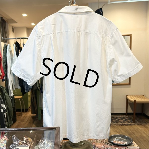 画像3: 【ビンテージ】【UNION BAY】ユニオンベイ【白】バンブー 竹 刺繍【半袖シャツジャケット】半袖シャツ【サイズL】  (3)