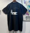 画像3: 90’s【USA製】【ビンテージ】フルーツオブザルーム【シングルステッチ】【JOLLY ROGERS】ドクロ  船【バックプリント付き】黒【Tシャツ】【サイズXL】  (3)