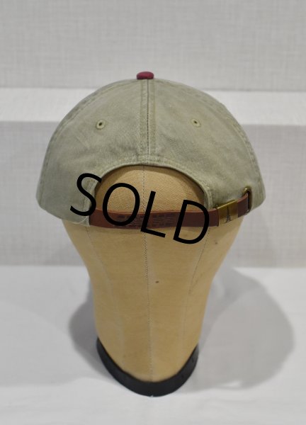 画像5: ビンテージ【ADAMS】【アダムス】【SKYDIVE PERRIS】カーキ×エンジ【キャップ】  (5)