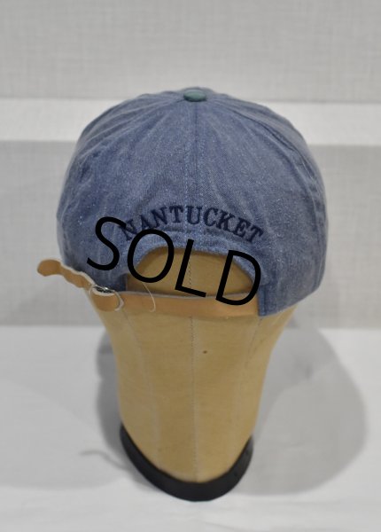 画像5: 【USA製】【ビンテージ】【ACK】【ブルーグレー×緑】【コットンキャップ】  (5)