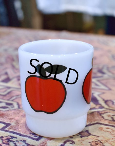 画像2: 【Fire King】【ファイヤーキング】【スーパーフルーツ】【アップル】【スタッキングマグ】【マグカップ】  (2)