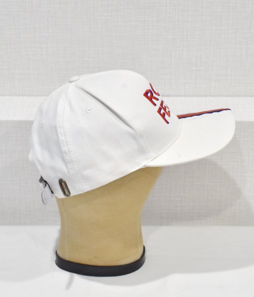 画像4: ビンテージ【NISSIN CAP】【ROZ FEST】【白×赤×青】【BBキャップ】  (4)