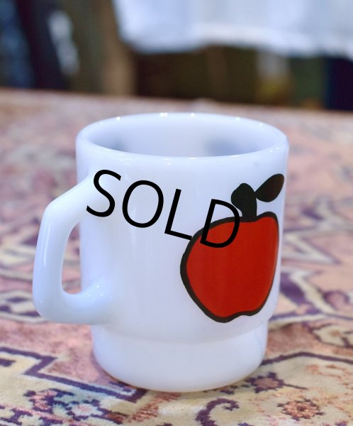 画像3: 【Fire King】【ファイヤーキング】【スーパーフルーツ】【アップル】【スタッキングマグ】【マグカップ】  (3)