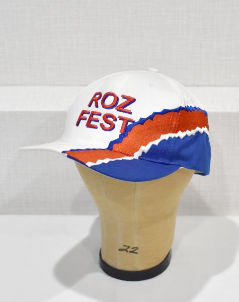画像3: ビンテージ【NISSIN CAP】【ROZ FEST】【白×赤×青】【BBキャップ】  (3)