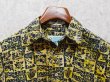 画像3: 【ORVIS】オービス 【紺×黄色】【コットン半袖シャツ】アロハシャツ【半袖開襟シャツ】【サイズＳ】  (3)