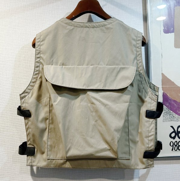 画像3: デッドストック【ビンテージ】【Birder's Buddy】ベージュ【ハンティングベスト】【サイズS】  (3)