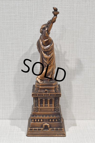 画像6: 【ビンテージ】アンティーク【自由の女神】【貯金箱】【ブロンズ像】  (6)