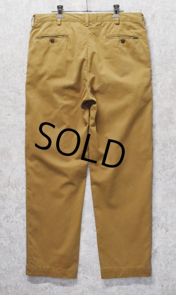 画像5: 【ラルフローレン】POLO RALPH LAUREN【ETHAN PANT】イーサン【ライトブラウン】2タック【コットンパンツ】【34×30】  (5)