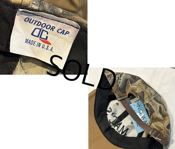 画像2: 【USA製】【ビンテージ】【OUTDOOR CAP】アウトドアキャップ【MAC'S TAXIDER MR】【カモ柄ｘブラウン】 【ベースボールキャップ】  (2)