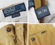 画像2: 【ラルフローレン】POLO RALPH LAUREN【ETHAN PANT】イーサン【ライトブラウン】２タック【コットンパンツ】【34×30】  (2)