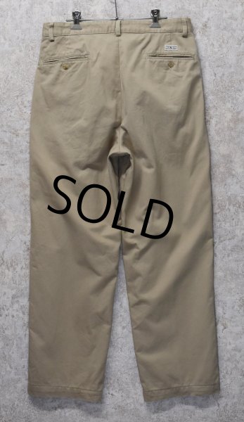 画像5: 【USA製】【ラルフローレン】POLO RALPH LAUREN【ベージュ】【2タック】【コットンパンツ】【34×31】  (5)