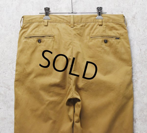 画像4: 【ラルフローレン】POLO RALPH LAUREN【ETHAN PANT】イーサン【ライトブラウン】2タック【コットンパンツ】【34×30】  (4)