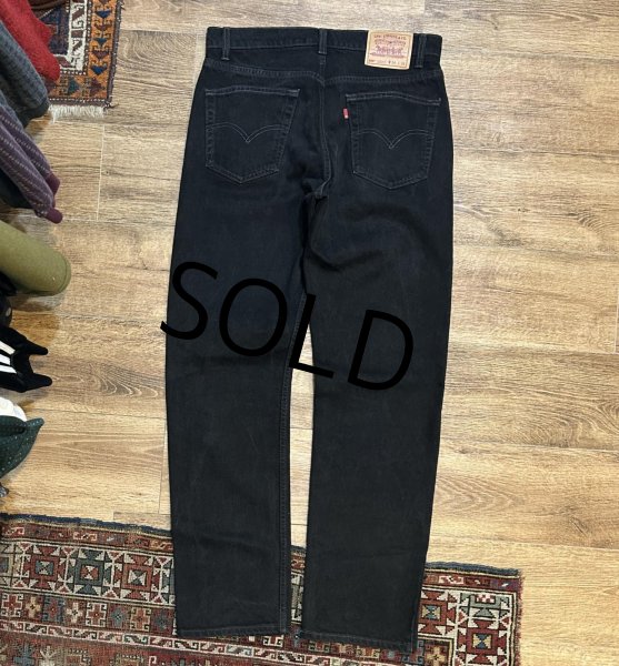 画像4: カナダ製【ビンテージ】【LEVI'S】【リーバイス505】505【黒】【デニムパンツ】ブラックデニム【34×34】  (4)