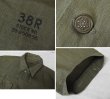 画像2: 40's【ビンテージ】【米軍実物】U.S.ARMY【M-43】【HBT】【13スターボタン】【ジャケット】ユーティリティシャツ【38R】  (2)