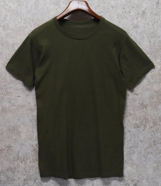 画像1: 【70's】【ビンテージ】【U.S.ARMY】【ODカラー】アンダーシャツ【Ｔシャツ】M程度  (1)