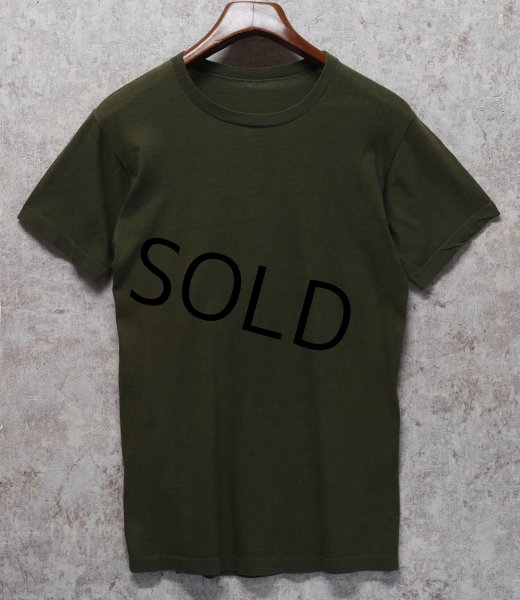 画像1: 【70's】【ビンテージ】【U.S.ARMY】【ODカラー】アンダーシャツ【Tシャツ】M程度  (1)