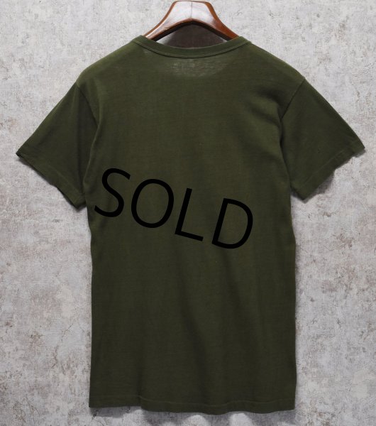 画像3: 【70's】【ビンテージ】【U.S.ARMY】【ODカラー】アンダーシャツ【Tシャツ】M程度  (3)