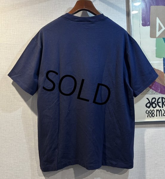 画像3: 90's【USA製】【MIXED BLUES】【紺】【無地】【ポケット付き】【Tシャツ】【サイズM】  (3)
