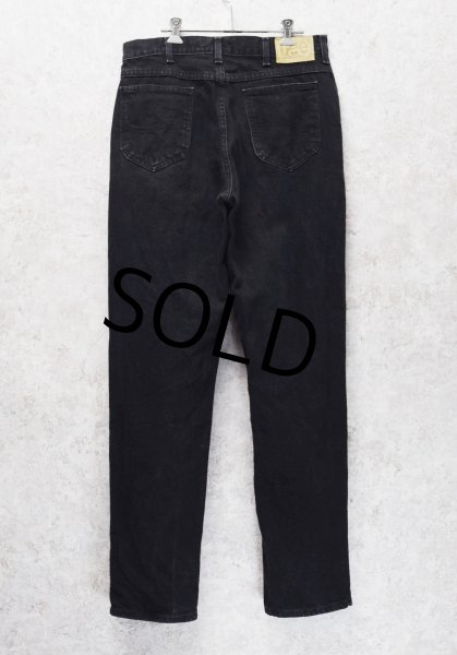 画像5: 90's~ ビンテージ【USA製】【Lee】リー【黒】ストレート【ブラックデニム】【デニムパンツ】【34x34】  (5)