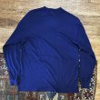 画像3: ∼90's【USA製】【ビンテージ】【HANES】ヘインズ【the charlie daniels】袖プリント付き【紺】【ロンT】【サイズXL】  (3)