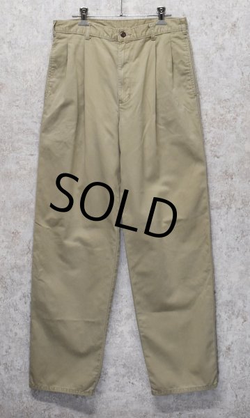 画像1: 【90's】【ビンテージ】【DOCKERS】ドッカーズ【ベージュ】【２タックコットンパンツ】【31ｘ32】  (1)