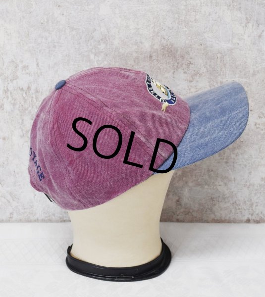 画像4: 【USA製】【New England Cap】【エンジ×グレー】【the endeavour】【WORD VOYAGE】【BBキャップ】   (4)