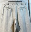 画像5: ビンテージ【Claiborne】【クレイボーン】【ベージュチェック】【2タック】コットンスラックス【コットンパンツ】【32L】  (5)