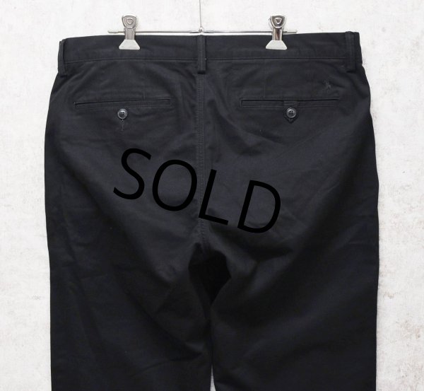 画像4: 【程度良好】【ラルフローレン】POLO RALPH LAUREN【黒】STRETCH STRAIGHT FIT【コットンパンツ】【34×32】  (4)