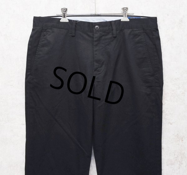 画像3: 【程度良好】【ラルフローレン】POLO RALPH LAUREN【黒】STRETCH STRAIGHT FIT【コットンパンツ】【34×32】  (3)