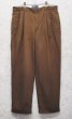 画像3: 【ラルフローレン】POLO RALPH LAUREN【ブラウン】HAMMOND PANT【ハモンドパンツ】【２タック】【コットンパンツ】【36×30】  (3)