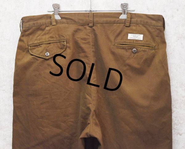 画像5: 【ラルフローレン】POLO RALPH LAUREN【ブラウン】HAMMOND PANT【ハモンドパンツ】【２タック】【コットンパンツ】【36×30】  (5)