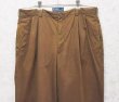 画像1: 【ラルフローレン】POLO RALPH LAUREN【ブラウン】HAMMOND PANT【ハモンドパンツ】【２タック】【コットンパンツ】【36×30】  (1)