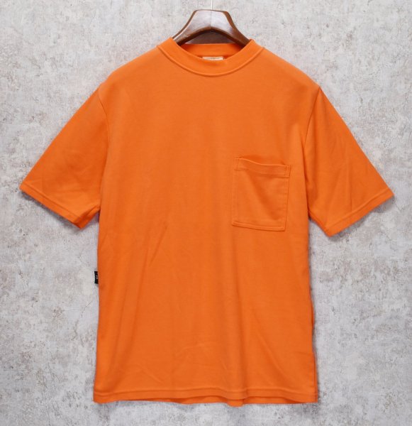 画像1: 【デッドストック】【イングランド製】【Bulwark】【オレンジ】【無地】ポケット付き【Tシャツ】【サイズM】  (1)