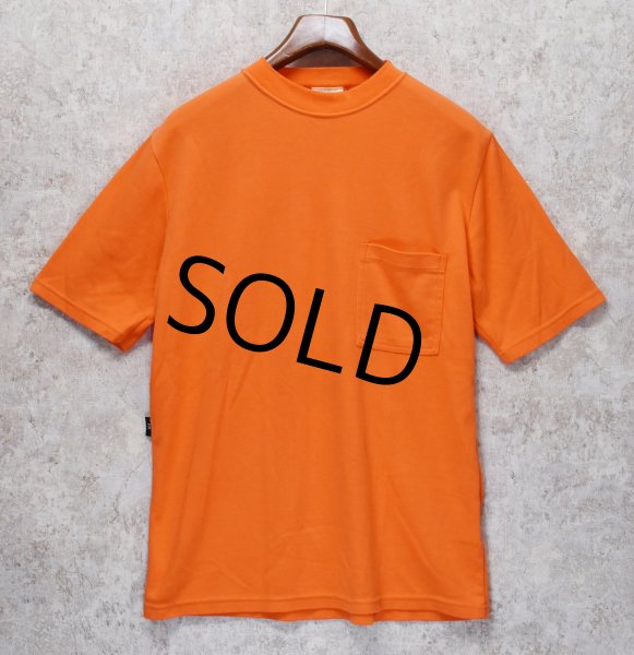 画像1: 【デッドストック】【イングランド製】【Bulwark】【オレンジ】【無地】ポケット付き【Tシャツ】【サイズM】  (1)