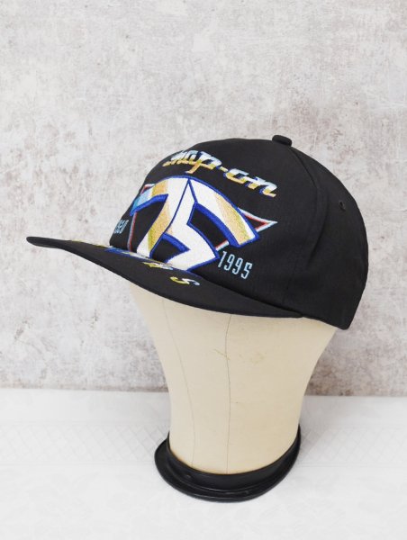 画像3: 【USA製】【ビンテージ】【黒】【Snap on 75years】【BBキャップ】  (3)