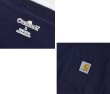 画像2: 【ビンテージ】【カーハート】carhartt【胸ポケット】濃紺【ロンT】ポケT【サイズ L】  (2)