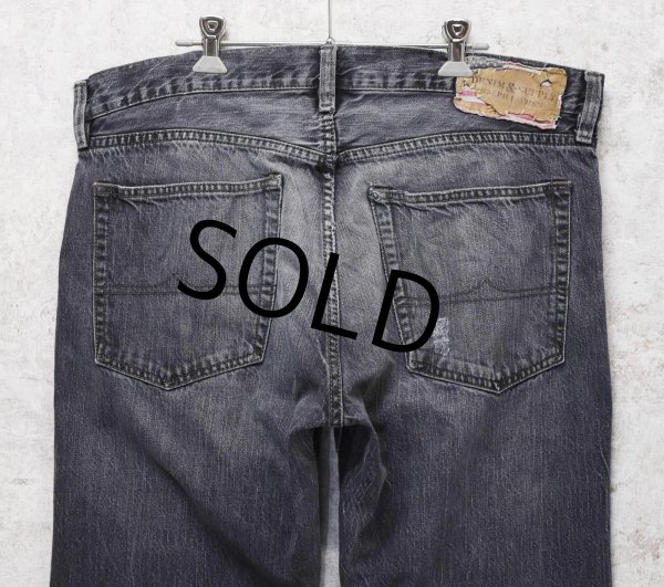 画像3: 【ラルフローレン】【POLO RALPH LAUREN】【デニム＆サプライ】【黒】【ダメージ加工】【デニムパンツ】【36×32】  (3)