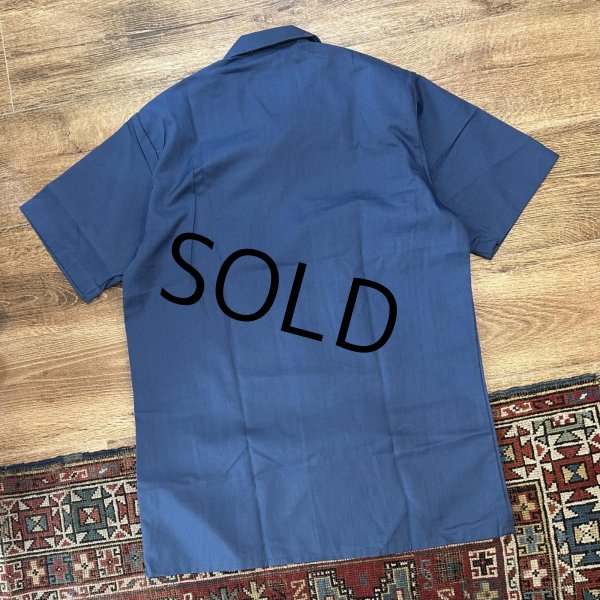 画像3: デッドストック 80's【ビンテージ】【米軍実物】U.S.NAVY【濃紺】半袖ユーティリティーシャツ 【サイズM】  (3)