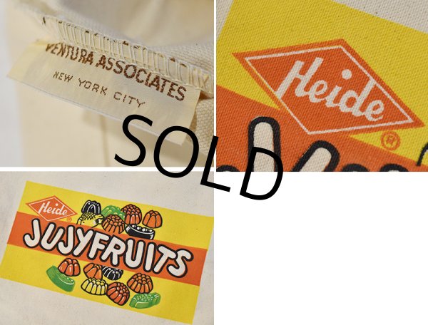 画像2: 【ビンテージ】【JUJYFRUITS】【生成り】【トートバッグ】  (2)