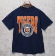 画像1:  USA製 ビンテージ【MLB】【DETROIT TIGERS】デトロイト・タイガース【紺】Tシャツ【サイズL】  (1)