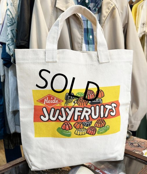 画像1: 【ビンテージ】【JUJYFRUITS】【生成り】【トートバッグ】  (1)