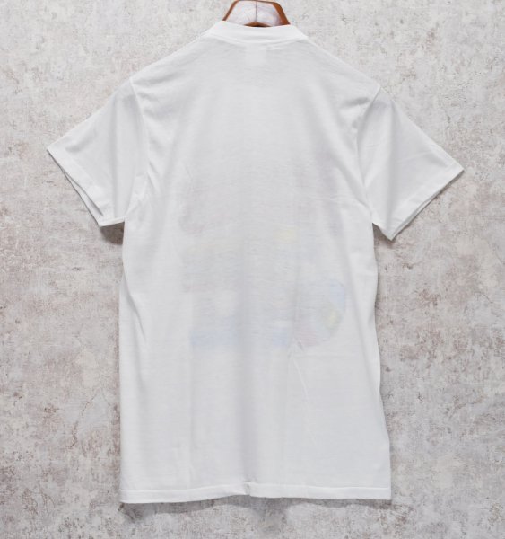 画像3:  デッドストック 80's【USA製】スクリーンスターズ【ビンテージ】【Raceway Park】【車】白【Tシャツ】【サイズL】  (3)