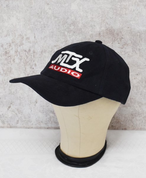 画像3: 【ビンテージ】【CAMEO】【MTX AUDIO】【黒】ブラッシュドファブリック【キャップ】BBキャップ  (3)