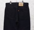 画像4: 【USA製】【ビンテージ】【LEVI'S】【リーバイス５０５】505【黒】【デニムパンツ】ブラックデニム【34×32】  (4)