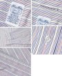 画像2: ~90's USA製【ビンテージ】【ブルックスブラザーズ】Brooks Brothers【RELAXED FIT】【紺ｘ赤ｘ黄色】【マルチストライプ】コットン【ボタンダウンシャツ】【16 1/2-5】  (2)