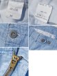 画像2: USA製【DOCKERS】リーバイス　ドッカーズ【水色】【２タック】コットンシャンブレーショーツ【ｗ34】  (2)